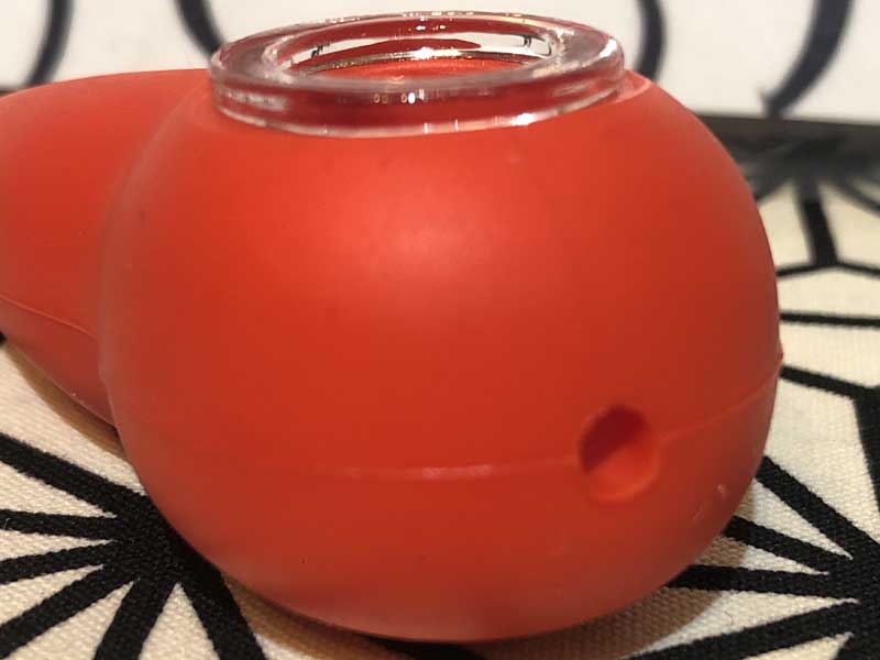 LIT SILICONE LOBSTER CLAW HAND PIPE ���u�X�^�[ �V���R�� �n���h�p�C�v �K���X�X�N���[������