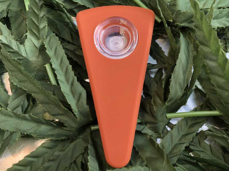 LIT SILICONE PIZZA HAND PIPE �s�U �V���R�� �n���h�p�C�v�@�X�N���[������