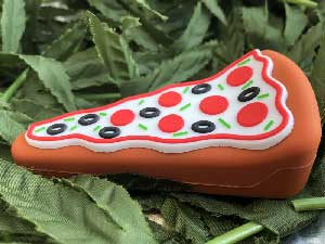LIT SILICONE PIZZA HAND PIPE �s�U �V���R�� �n���h�p�C�v�@�X�N���[������