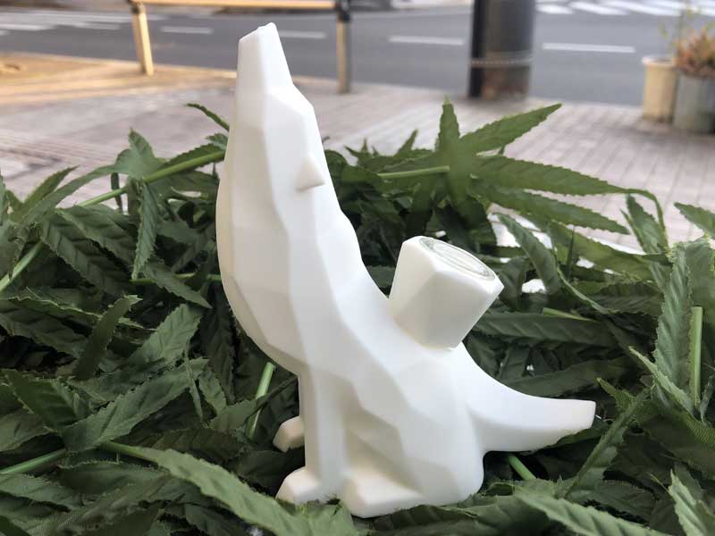 LIT SILICONE WOLF BUBBLER �E���t�A�T�A �V���R�� �o�u���[�A���p�C�v �X�N���[������