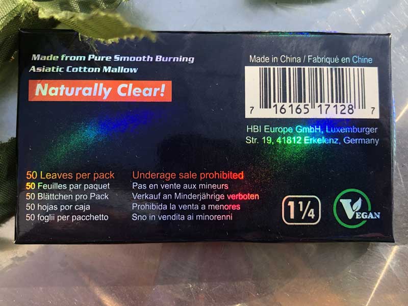 LUXE GLASS CLEAR 1 1/4 �O���X �N���A�[ �V�R�Z�����[�X������ꂽ�����̃��[�����O�y�[�p�[