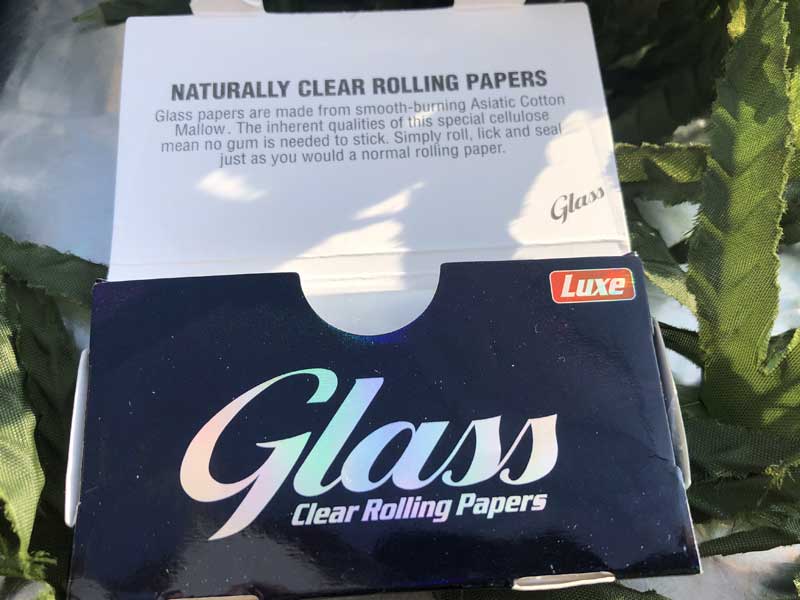 LUXE GLASS CLEAR 1 1/4 �O���X �N���A�[ �V�R�Z�����[�X������ꂽ�����̃��[�����O�y�[�p�[