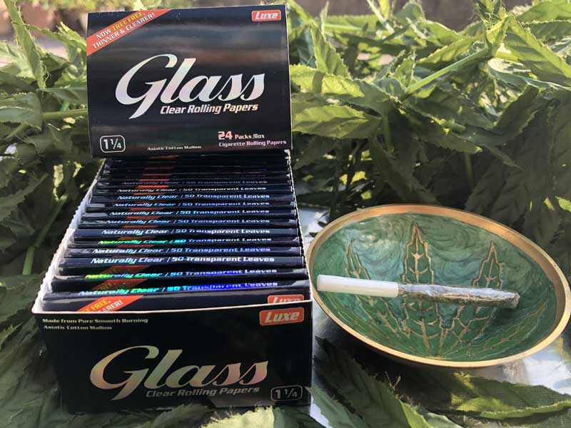 LUXE GLASS CLEAR 1 1/4 �O���X �N���A�[ �V�R�Z�����[�X������ꂽ�����̃��[�����O�y�[�p�[