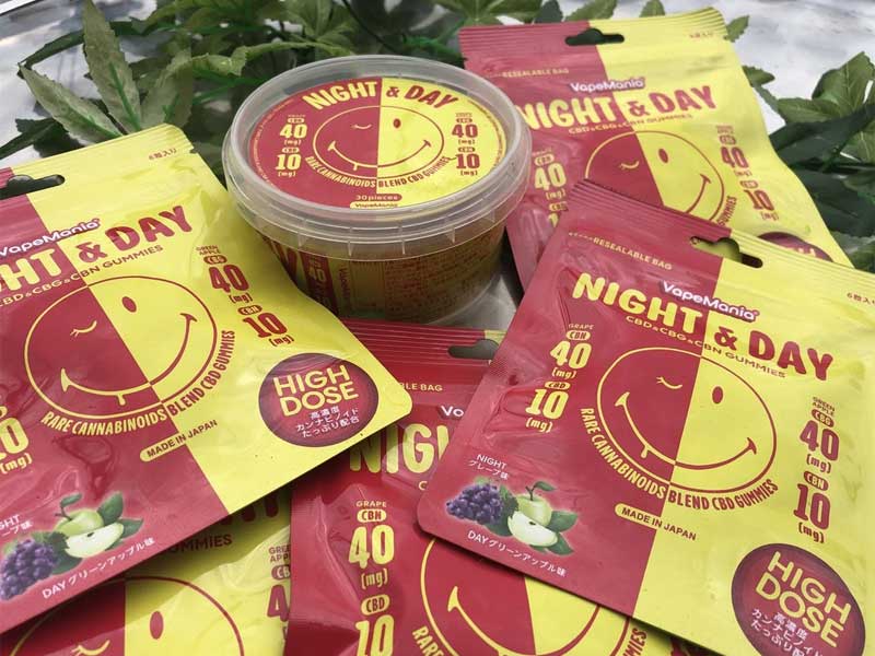 VapeMania CBD/Night & Day CBD�O�~30���^CBN40mg + CBD10mg / CBG40mg + CBN10mg
