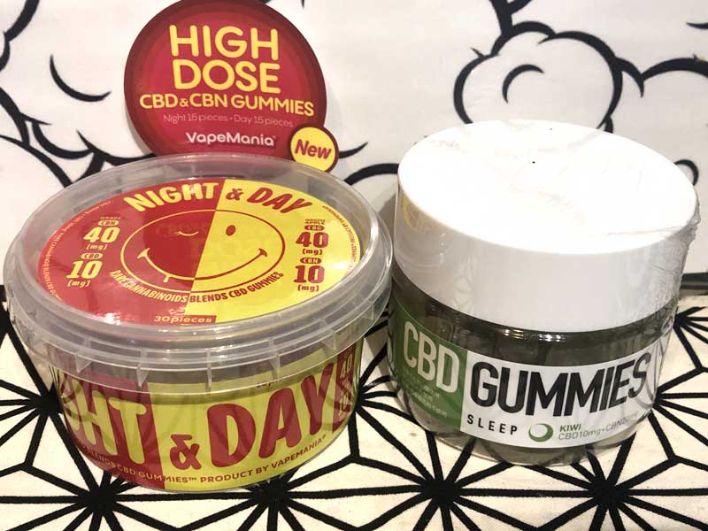 VapeMania CBD/Night & Day CBD�O�~30���^CBN40mg + CBD10mg / CBG40mg + CBN10mg