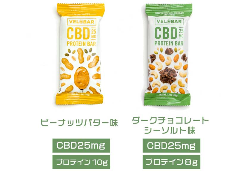 VELOBAR CBD PROTEIN BAR/CBD �v���e�C���o�[ �x���o�[�A���F���o�[ CBD 25mg 