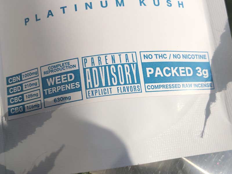 WENEED HERB ELIXIR PLATINUM KUSH�A�E�B�j�[�h �G���N�T�[ �v���`�i���N�b�V���ACBN &CBD �n�[�u
