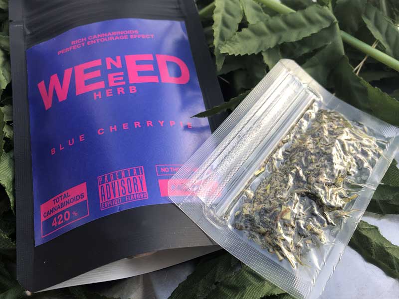 WENEED HERB BLUE CHERRY PIE�A�E�B�j�[�h�A�u���[�`�F���[�p�C�ACBN &CBD �n�[�u�A�W���C���g