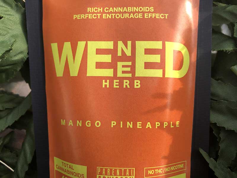 WENEED HERB MANGO PINEAPPLE�A�E�B�j�[�h�A�}���S�[�p�C�i�b�v���ACBN &CBD �n�[�u�A�W���C���g
