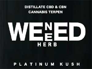 WENEED HERB�@PLATINUM KUSH�A�E�B�j�[�h�A�v���`�i���N�b�V���ACBN &CBD �n�[�u�A�W���C���g