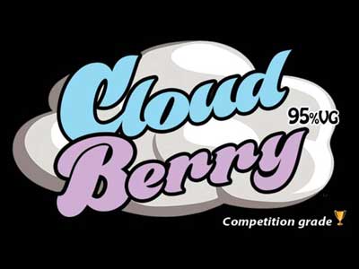 カリフォルニア産のVape E-Liquid Cloud Vapory、Cloud Berry、クラウドベリー