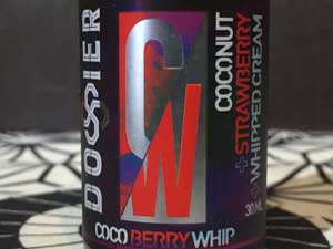 DOSSIER PEACHBERRY CHEESECAKE 30mlドジャー ピーチヨーグルトxストロベリーチーズケーキ