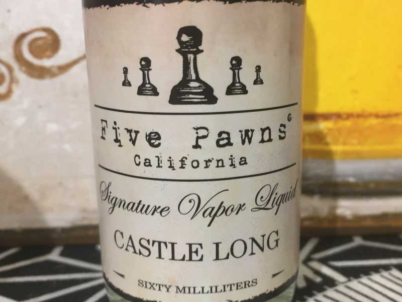 VAPE�E�̃��[���X���C�X �ō���US-Liquid  Five Pawns�A�t�@�C�u�|�[���Y�ACastle Long 60ml