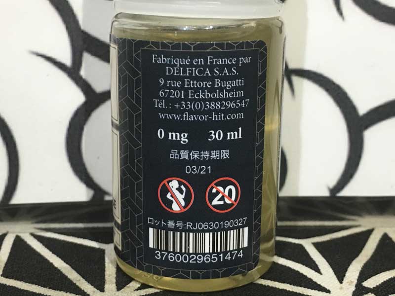 �t�����X�� FLAVOR HIT E-Liquid Havana Lounge 30ml �t���[�o�[�q�b�g �n�o�i���E���W �t���n�^�o�R