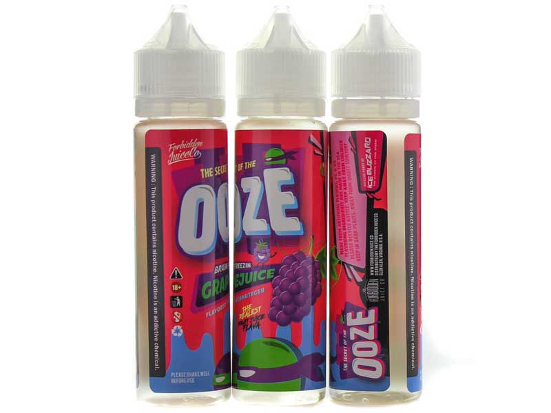The Forbidden Juice Company OOZE BRAIN FREEZIN GRAPEJUCICE 60ml �@�O���[�vx�x���[x������