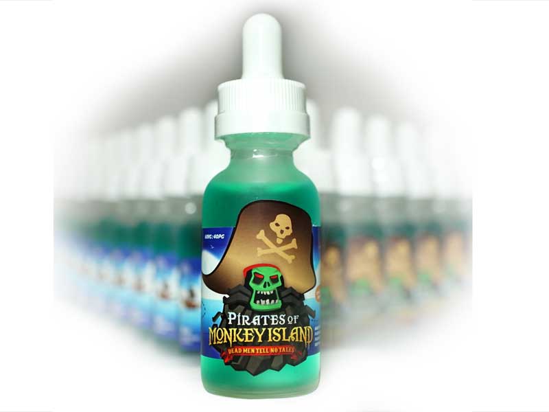 US Liquid The Forbidden Juice Company �@PIRATES OF MONKEY ISLAND�@�}���S�[x�t���[�c�~�b�N�Xx������