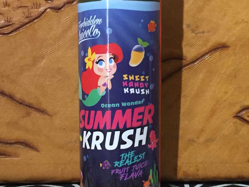 US Liquid The Forbidden Juice Company SUMMER KRUSH 60ml �T�}�[ �N���b�V�� ���k�n �J�V�X�I�����W����