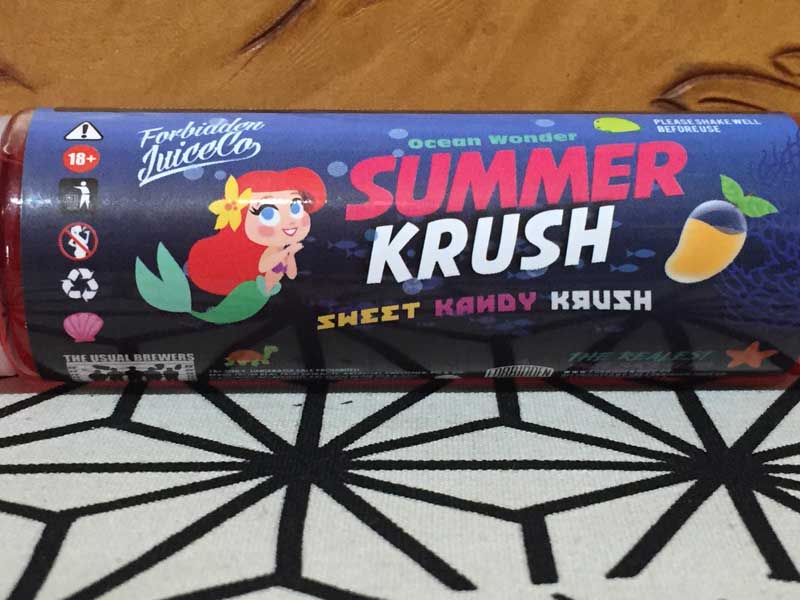 US Liquid The Forbidden Juice Company SUMMER KRUSH 60ml �T�}�[ �N���b�V�� ���k�n �J�V�X�I�����W����