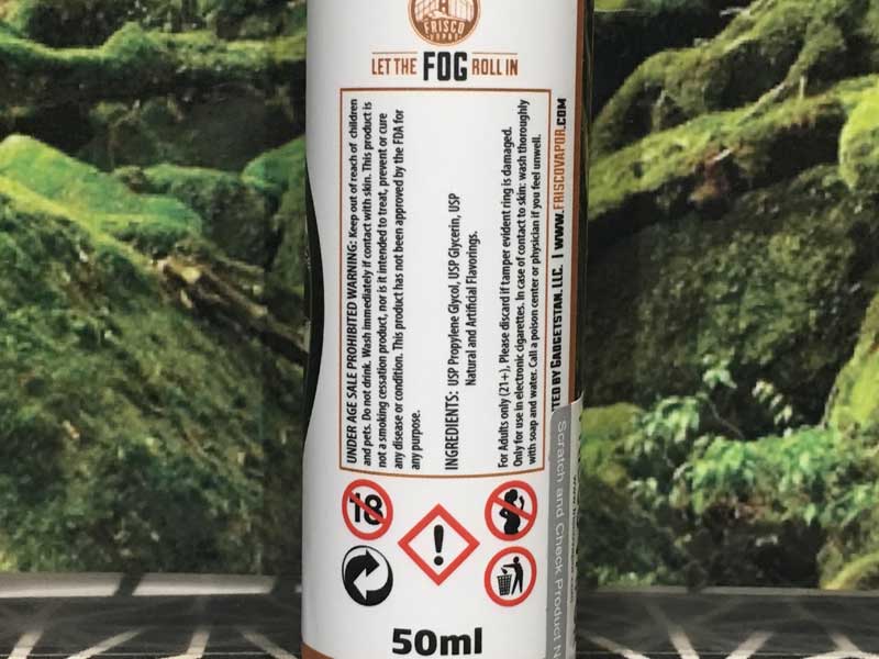 Frisco Vapor THE ROCK EX 50ml �t���X�R�x�C�p�[ �U�E���b�N �G�L�X�g�� �Z���s�[�`�A�[���O���C�e�B�[