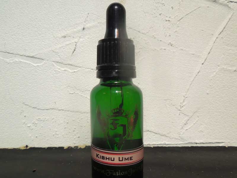 VAPE(ベイプ)、日本製のeリキッド Fusion Juice(フュージョン ジュース) 紀州 梅 Kisyu Ume (Made in Japan)