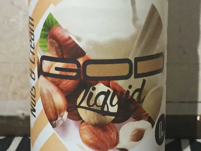 GOD RDA Nuts & Cream/ MOD神 煙 誠宗プロデュース第1弾 ヘーゼルナッツとクリームのeリキッド