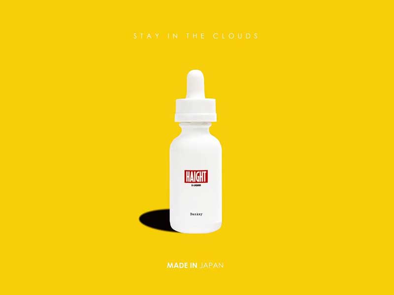 Made in Japan Vape E-Liquid HAIGHT �w�C�g Banksy �o���N�V�[ Vanilla Cuctard �o�j���J�X�^�[�h