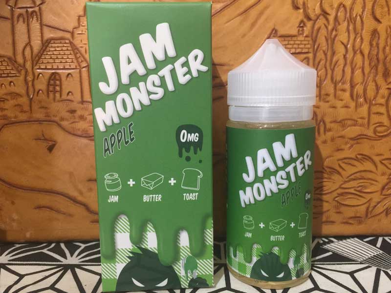 US Vape E-Liquid Jam Monster Apple 100ml �W���������X�^�[�@�A�b�v����