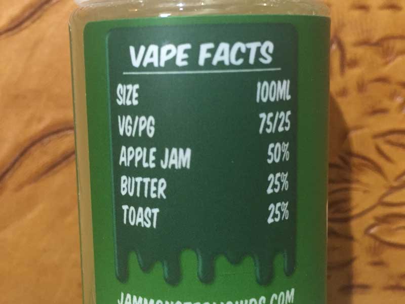 US Vape E-Liquid Jam Monster Apple 100ml �W���������X�^�[�@�A�b�v����