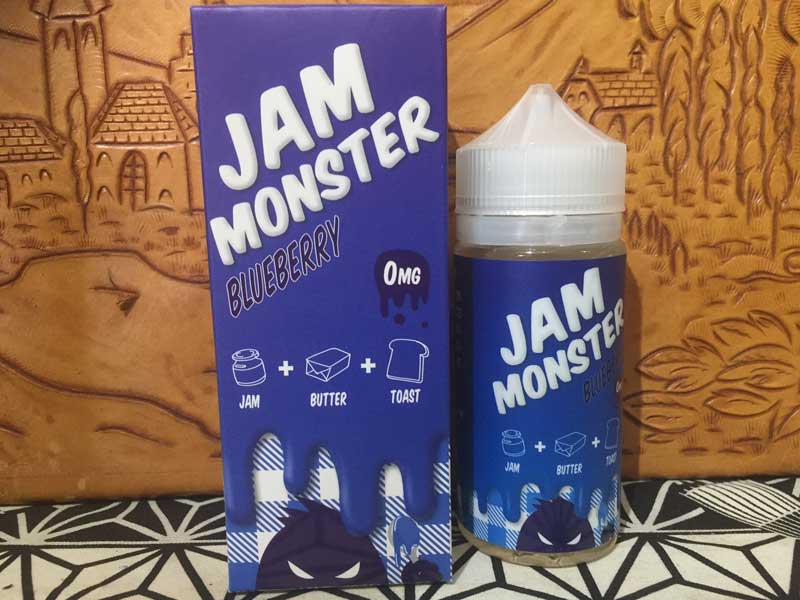 US Vape E-Liquid Jam Monster Blueberry 100ml �W���������X�^�[�@�u���[�x���[��