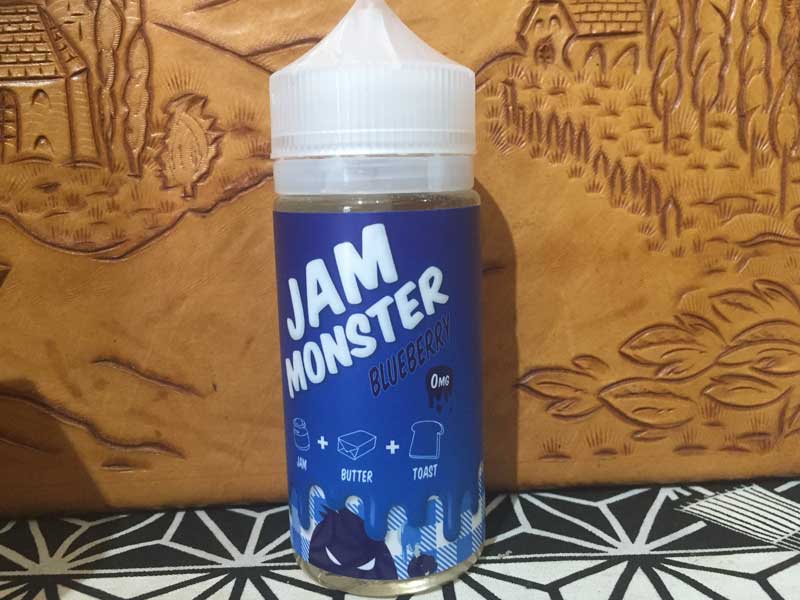 US Vape E-Liquid Jam Monster Blueberry 100ml �W���������X�^�[�@�u���[�x���[��