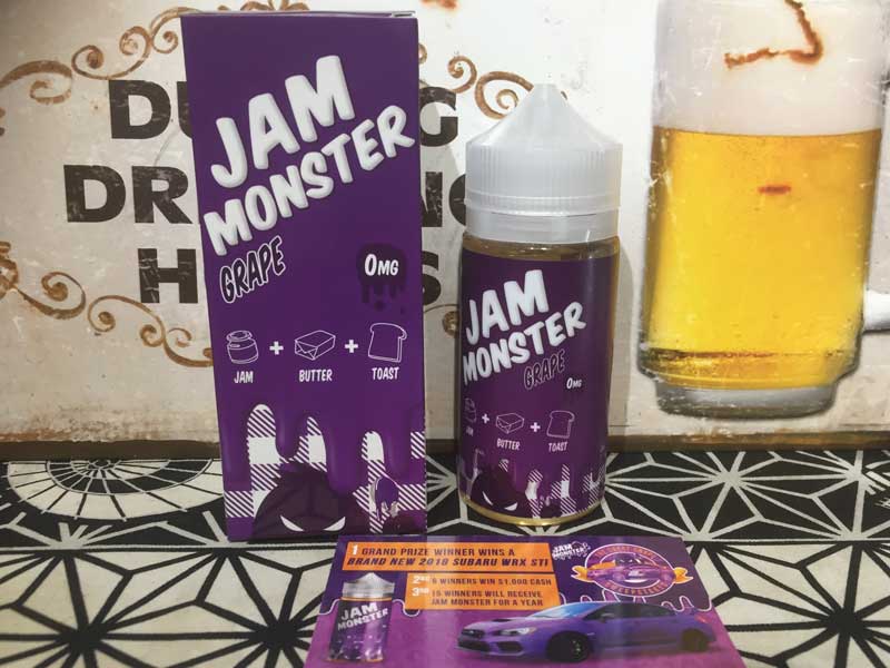 US Vape E-Liquid Jam Monster Grape 100ml �W���������X�^�[�@�O���[�v��