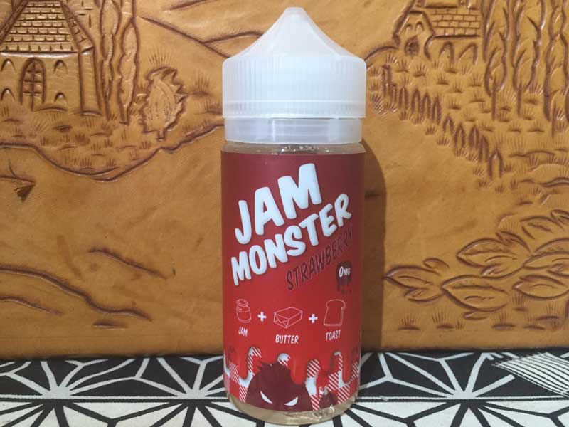US Vape E-Liquid Jam Monster Strawberry �W���������X�^�[�@�X�g���x���[��