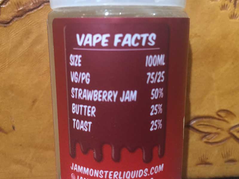 US Vape E-Liquid Jam Monster Strawberry �W���������X�^�[�@�X�g���x���[��
