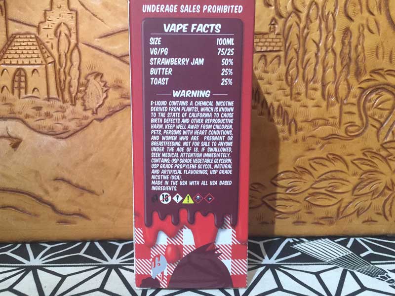 US Vape E-Liquid Jam Monster Strawberry �W���������X�^�[�@�X�g���x���[��