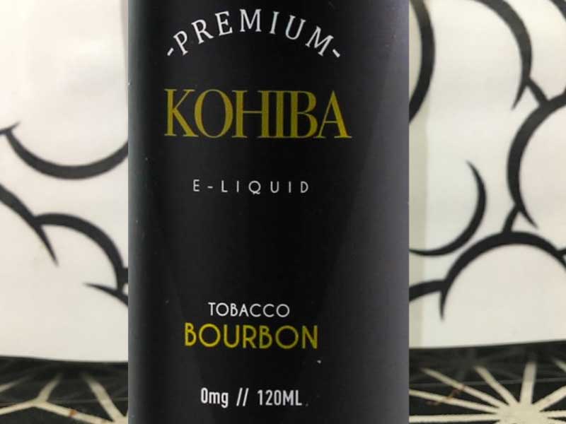 KOHIBA Premium E-Liquid//Bourbon 120ml �R�q�[�o �^�o�Rx�o�[�{�������t���[�o�[