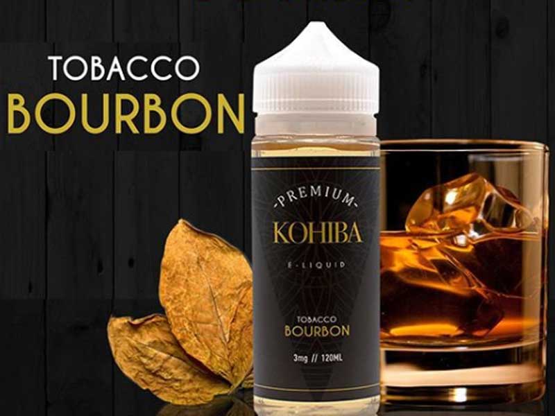 KOHIBA Premium E-Liquid//Bourbon 120ml �R�q�[�o �^�o�Rx�o�[�{�������t���[�o�[