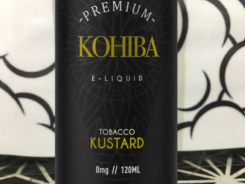 KOHIBA Premium E-Liquid Kustard 120ml �R�q�[�o �^�o�Rx�J�X�^�[�h�����t���[�o�[