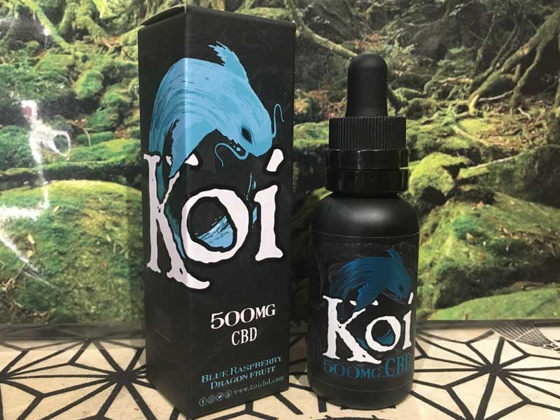 Koi CBD Cannabidiol Blue 250mg&nbsp;or&nbsp;500mg CBD 30ml&nbsp; ���Y�x���[ x �h���S���t���[�c�~�b�N�X