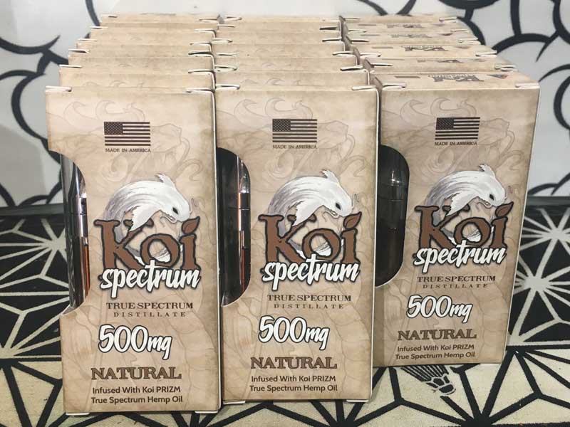 Koi Spectrum Cartridge 1ml CBD Oil 500mg �R�C �t���X�y�N�g���� CBD�I�C�� 50% �J�[�g���b�W 