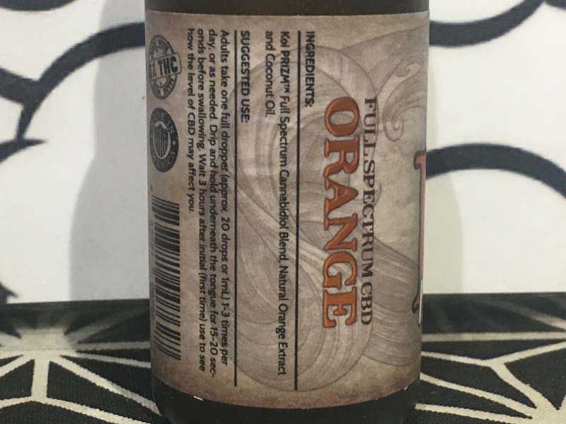 Koi CBD Cannabidiol Naturals - Orange 30ml�@CBD �R�C �i�`�������Y�@�I�����W�� �㉺�z�� 