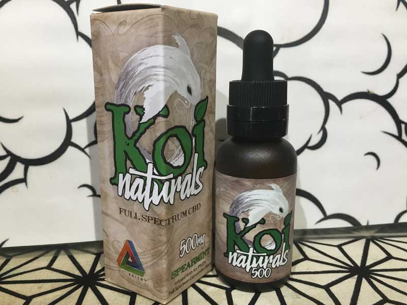 Koi CBD Cannabidiol Naturals - Spearmint 30ml�@CBD �R�C �i�`�������Y�@�X�y�A�~���g�� �㉺�z�� 
