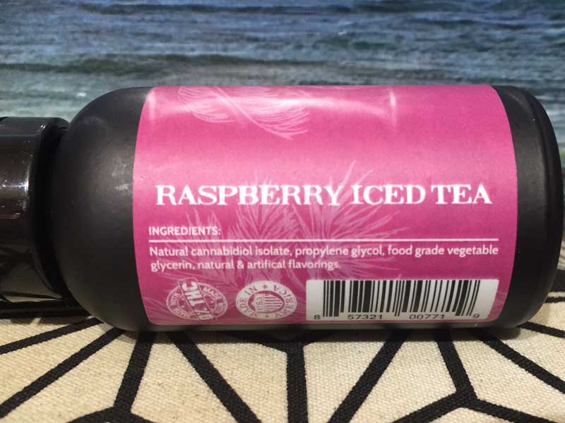 Koi CBD Cannabidiol Raspberry Iced Tea 30ml/CBD250mgA500mgA1000Yx[ACXeB[