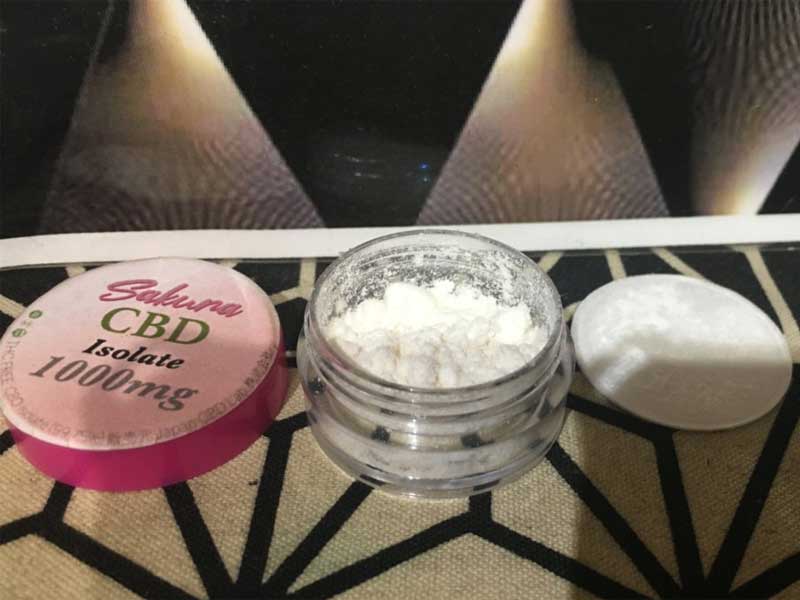 Sakura CBD Isolate 99.75%�ȏ�Z�x �T�N�� CBD�A�C�\���[�g1000mg 