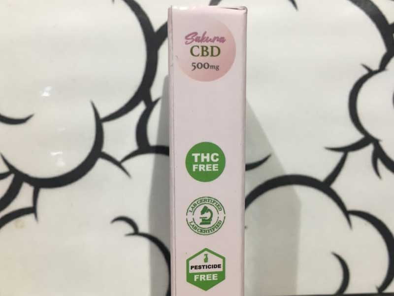 Sakura CBD 500mg/1ml 50% CBD �T�N�� �t���X�y�N�g����CBD�I�C�� 50% �J�[�g���b�W 