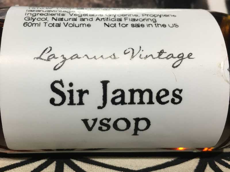 Lazarus Vintage/SIR JAMES/VSOP 60ml T[WF[X uCGXI[s[ `R[gRjbN