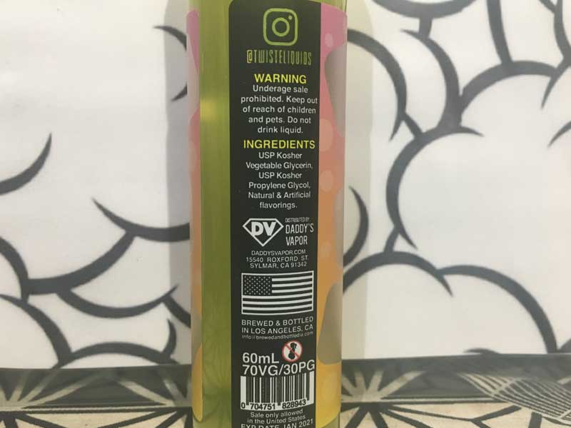 Lemon Twist Pink Punch Lemonade 120ml �������c�C�X�g �s���N�O���[�v�t���[�cx�����l�[�h 