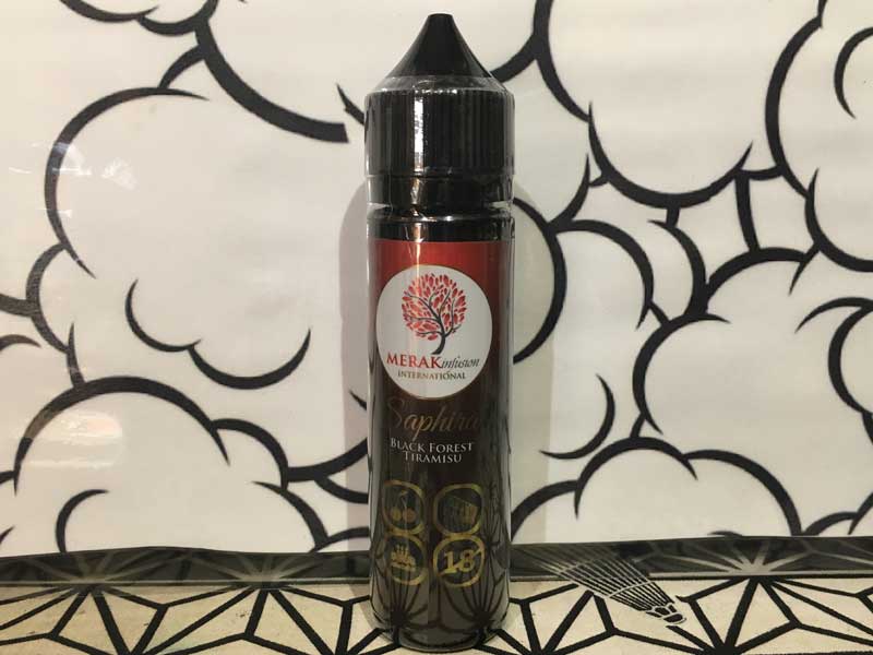 MERAK infusion Saphira BLACK FOREST TIRAMISU 60ml �T�t�B�� �u���b�N �t�H���X�g �e�B���~�X 