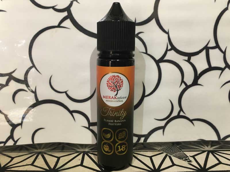 MERAK infusion Trinity FLAMBE BANANA FRITTERS 60ml �g���j�e�B�[ �t�����x �o�i�i �t���b�^�[
