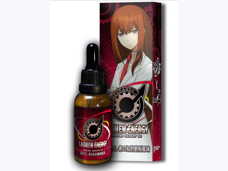 MK Lab x STEINS;GATE �R���{ Vape e���L�b�h�A�I�΂ꂵ�҂̒m�I�������� 30ml Future Gadget 92