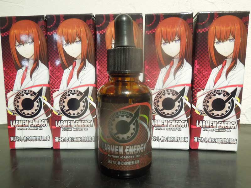 MK Lab x STEINS;GATE �R���{ Vape e���L�b�h�A�I�΂ꂵ�҂̒m�I�������� 30ml Future Gadget 92